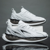 绛天 初中高中生男鞋新款秋季百搭休闲青少年跑步增高体育生运动老爹潮鞋