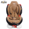 PISTA德国皮斯塔 儿童安全座椅汽车通用型isofix接口9个月-6岁宝宝可坐可躺颈枕头部保护 马鲁斯 棕色