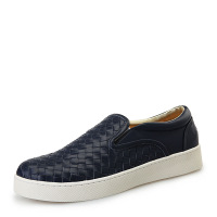 Lucky Ozasec都市男必备编织牛皮舒适Mokasin男士便鞋 单鞋休闲鞋