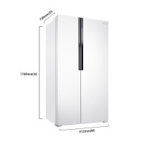 三星（SAMSUNG）RS55KBHI0WW/SC 565升双开门 风冷无霜变频冰箱双循环 雪白色