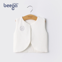 小狗比格 婴儿马甲秋冬400g棉保暖背心宝宝外出坎肩儿童马夹1-2岁