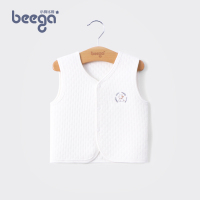 小狗比格婴儿保暖马甲1薄夹棉宝宝马甲秋冬季儿童背心纯棉加厚2岁