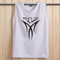 春夏季棉加肥加大宽肩背心男士坎肩汗背心 胖子t恤男肥佬宽松运动无袖T恤男 诺妮梦