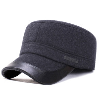 冬季老人帽子男中老年人春秋老头棉帽中年保暖冬天爷爷爸爸鸭舌帽 诺妮梦