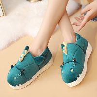 棉拖鞋男式家居包脚跟可爱卡通情侣防滑室内外穿男款宿舍棉鞋冬季诺妮梦