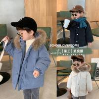 男童冬季棉袄2021新款加绒加厚派克服男宝宝棉衣外套冬季保暖棉服诺妮梦