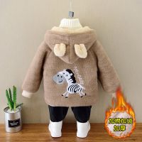 男童外套加绒加厚儿童洋气棉服女童小童冬装宝宝童装诺妮梦