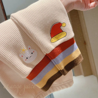 新款21儿童冬装加绒打底裤女宝宝一体绒保暖洋气裤子女童长裤外穿诺妮梦