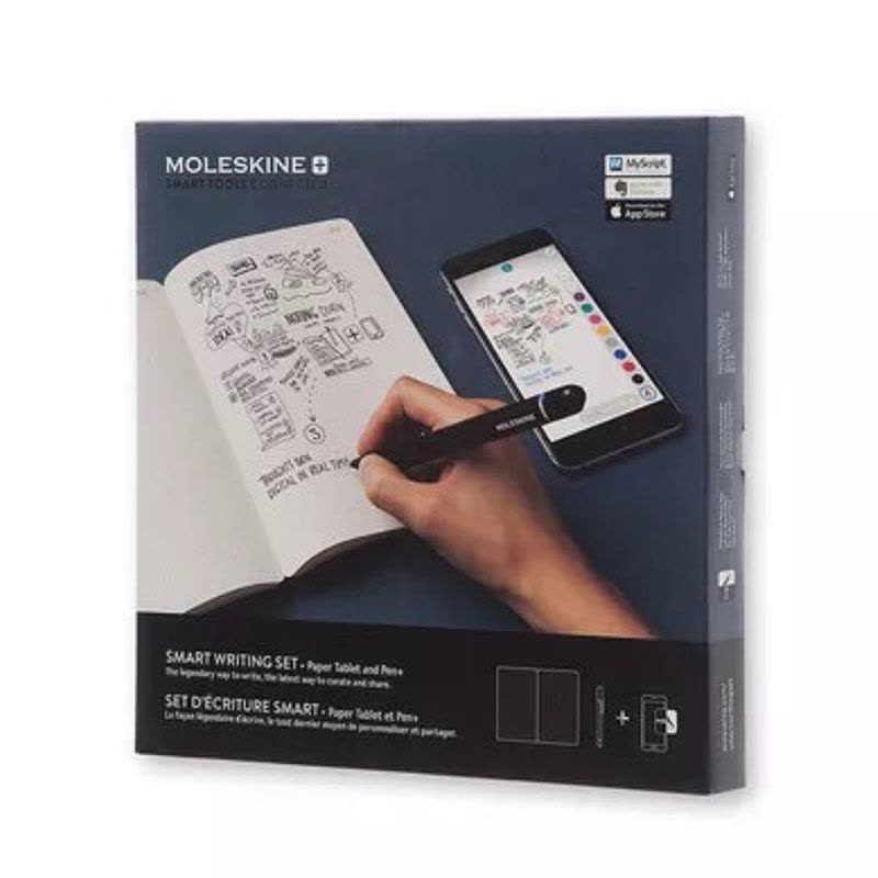 Moleskine 智能笔记本套装SWS 创意工作设计记事本文具礼物手帐 商务办公 送礼物礼品图片