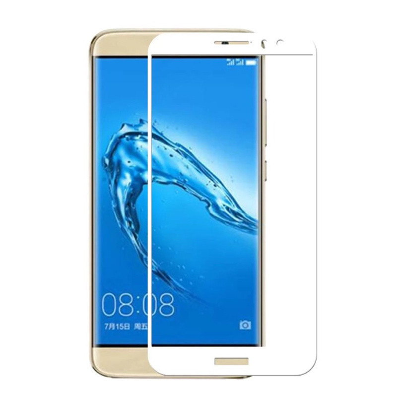 不碎边 华为麦芒5全屏钢化膜 华为g9plus抗蓝光钢化玻璃膜 3d曲面软边