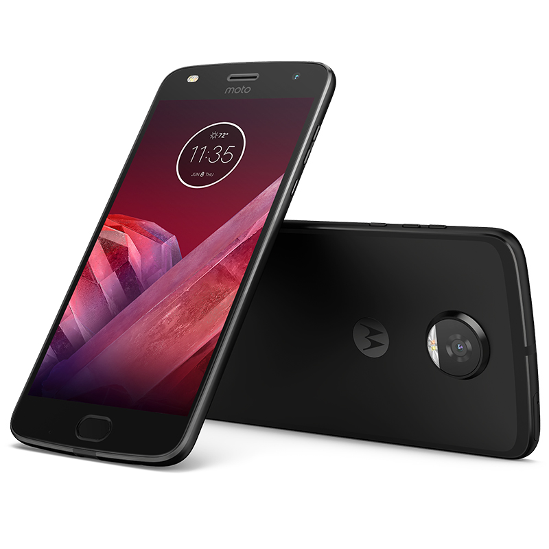 摩托罗拉MOTO Z2 Play XT1710-11 黑色4GB+64GB 移动全网通 4G手机 双卡双待