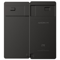 ZTE/中兴AXON Z999手机 天机M手机 黑色 6G+128G 全网通4G 独特折叠屏 双屏幕显示 商务手机 双卡双待