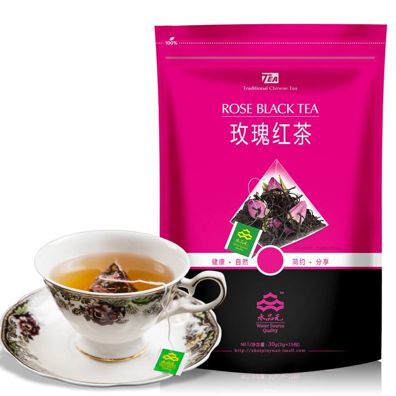 徐健 Xujian 水果茶夏季原叶玫瑰花红茶茶叶几何立体三角袋泡茶包花草茶 价格图片品牌报价 苏宁易购中天专营店