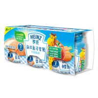 亨氏（Heinz）婴儿佐餐泥 宝宝辅食水果泥肉泥 113g(辅食初期-36个月适用) 荤素搭配9瓶组合