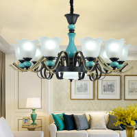 澳松美式乡村吊灯 地中澳松美式乡村吊灯 地中海大气客厅吊海大气客厅吊灯欧式复古餐厅卧室书房包厢样板间酒店会议会所工程灯具