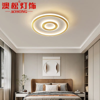 澳松北欧后现代全铜吸顶灯时尚轻奢客厅灯简约餐厅卧室书房led灯