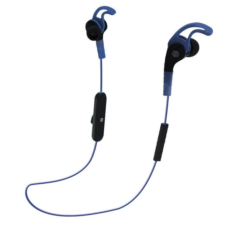 MQbix (BT902) 入耳式无线跑步运动蓝牙耳机 双耳入耳式蓝牙运动耳机立体声通用电脑手机耳机(蓝色）图片