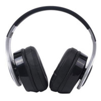 MQbix (BT780) 头戴式蓝牙耳机 重低音耳机 头戴式无线有线两用耳机（银色）