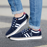 花花公子2016夏季新款男鞋 透气帆布鞋板鞋子 欧美休闲鞋CX390357B2TR