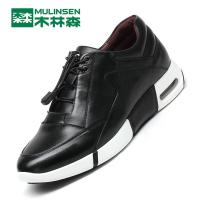 木林森内增高透气 2016秋新款潮鞋男士韩版 气垫休闲男鞋子260080F47FG