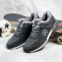 花花公子男鞋冬季男士棉鞋保暖低帮鞋加绒男士板鞋运动鞋CX39147