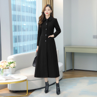 魅言魅语(MeiYanMeiYu)2021年新款冬季加厚中长款百搭温柔女毛呢呢子大衣外套