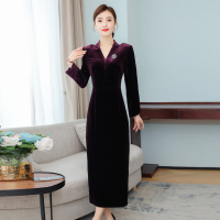 魅言魅语(MeiYanMeiYu)2021年秋季新款中国风优雅新式年轻款连衣裙女