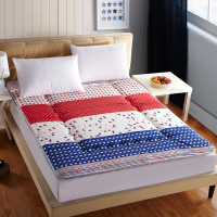 沿蔻家纺 全棉抗菌防螨防滑保护垫1.2m学生宿舍床垫加厚榻榻米双人1.8m床褥子纯棉垫被