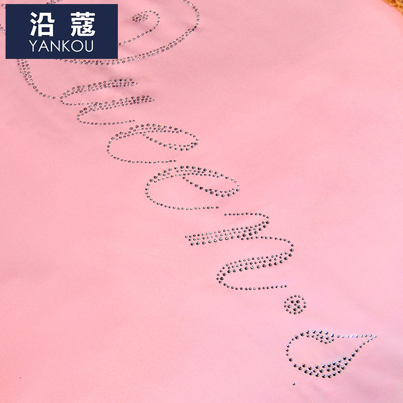 沿蔻家纺 欧式丝滑冰丝四件套全棉纯棉水洗真丝亲肤夏天北欧风床上用品四季款蕾丝花边