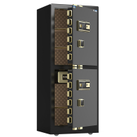 虎牌CSP认证大型保险柜1.8m双开门 家用智能办公保险箱新品-睿智黑
