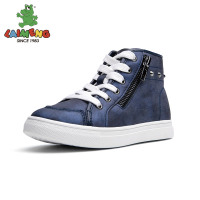 莱蒙儿童鞋 欧美时尚板鞋 牛仔风运动鞋 新款男女童休闲鞋AFD012