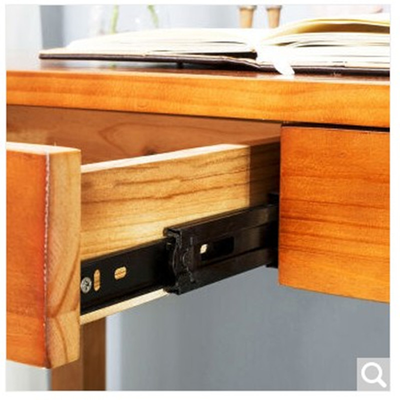 金沙公爵 全实木家用写字台简约懒人桌书桌台式电脑桌笔记本桌 书房卧室简易写字台