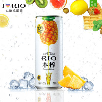 RIO锐澳 本榨高果汁菠萝味 鸡尾酒330ml 单罐装