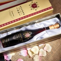 莫高（MOGAO）冰酒 典金冰红葡萄酒甜酒红酒礼盒装单支 500ml*1瓶装