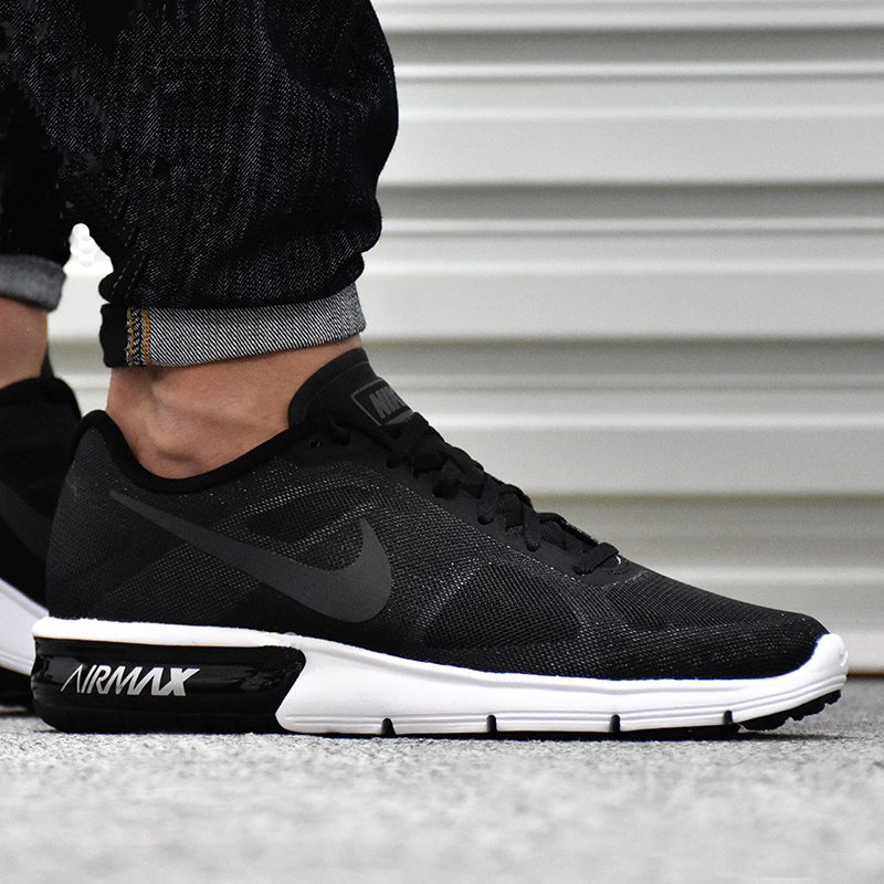nike耐克男鞋2016秋季新款airmax气垫轻便透气运动跑步鞋半掌气垫休闲
