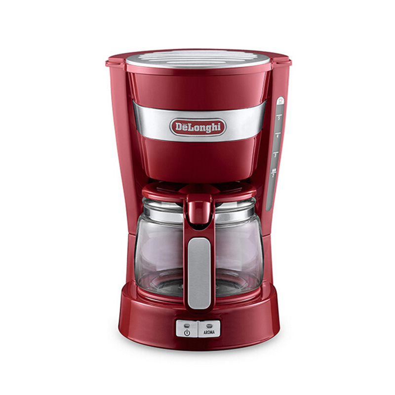 德龙（DeLonghi）ICM14011 滴滤式咖啡机 美式咖啡壶 家用(红色)