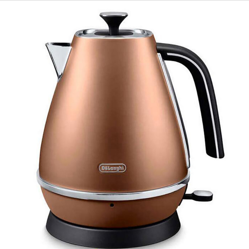 Delonghi/德龙 KBI2001.CP复古系列电热水壶 食品级304不锈钢 1.7升大容量 自动断电