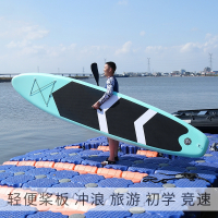 立式桨板充气SUP划水板闪电客冲浪板初学浆板冲浪新人软板浮板