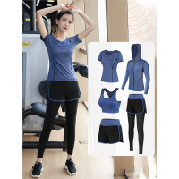 运动套装女夏季健身房瑜伽服闪电客专业晨跑步衣春夏款珈网红速干