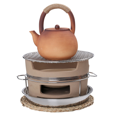 炭火围炉煮茶家用室内烤茶罐罐茶煮茶器碳炉煮茶壶烧烤炭炉小泥炉