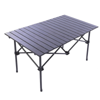 闪电客户外折叠桌铝合金长形桌烧烤露营休闲便携折叠桌椅自驾游摆摊