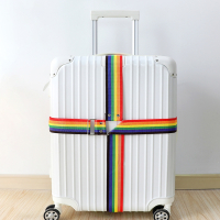 闪电客十字行李箱绑带出国留学旅游出差托运打包带拉杆箱加固捆箱带子