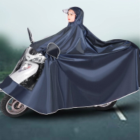 闪电客电动车雨衣双人女2人电瓶车加大加厚长款防暴雨全身雨披摩托车男防雨罩