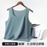 猫人男士背心夏薄款健身运动速干冰丝无痕打底衣男透气汗衫健身衣