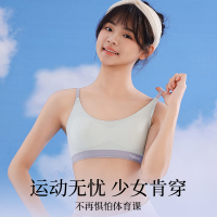 猫人少女内衣女童二三阶段青春发育期无痕隐形运动背心文胸学生款