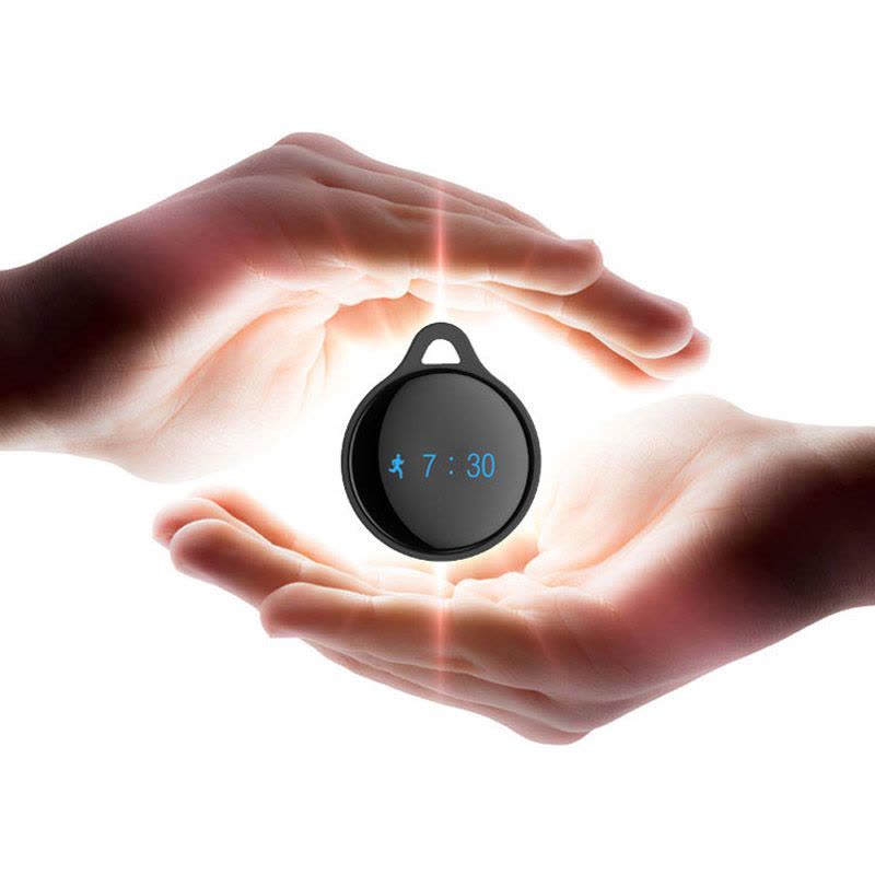 柏族智能手环蓝牙睡眠计步器苹果安卓男女防水运动手表(黑色)图片