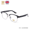 贝肯Bacon英国原装进口 潮流框架男女通用 透明树脂镜片时尚眼镜 复刻琇琅高贵银镜框 GB601