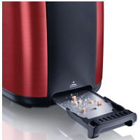 飞利浦(Philips)HD2628红色 烤面包机家用7档全自动多功能双烤槽多士炉 早餐烤面包机 HD2658同款