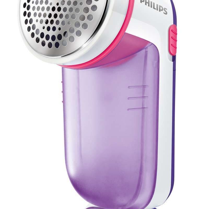 飞利浦(Philips) 干电式(放电池)衣物去毛球器GC026 剃绒毛器 可分离毛球盒 紫色图片