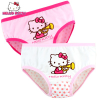 儿童内裤纯棉 Hello Kitty可爱女童短裤小孩三角裤宝宝裤头2条装